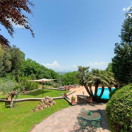 Villa Carolina - Piscina E Parco Panoramico Кампаньяно-ді-Рома Екстер'єр фото
