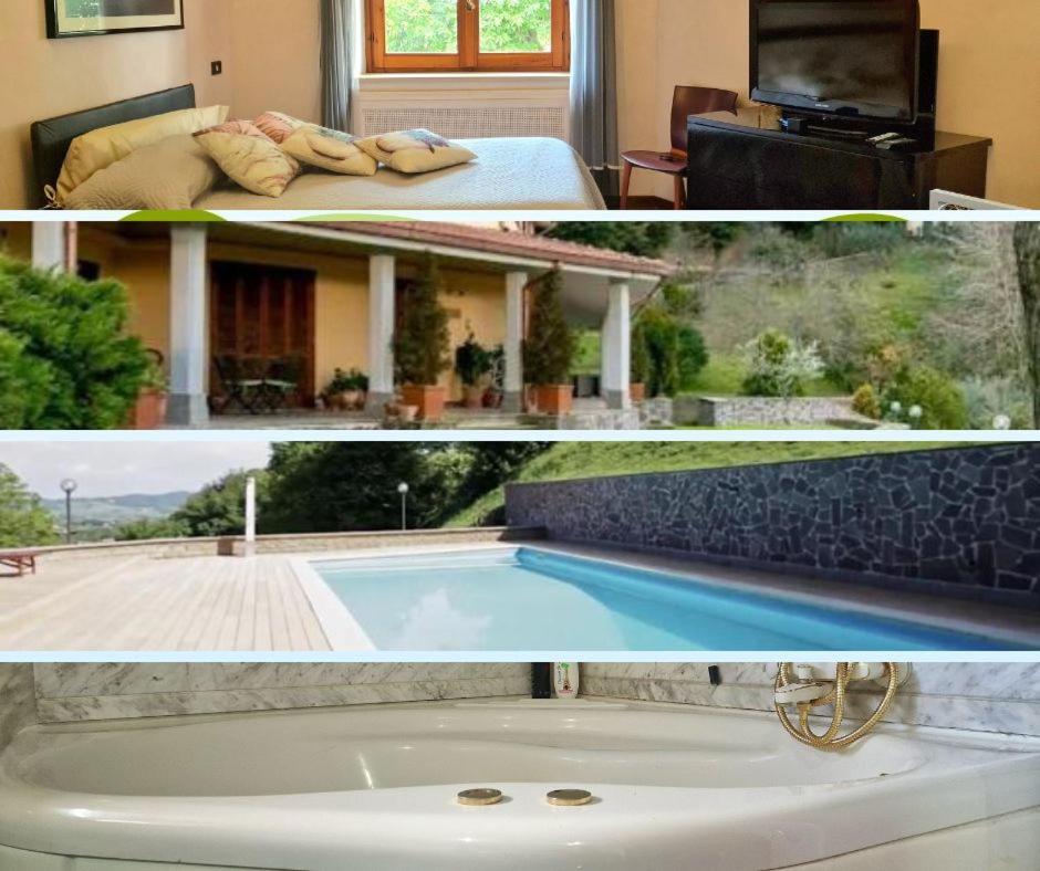 Villa Carolina - Piscina E Parco Panoramico Кампаньяно-ді-Рома Екстер'єр фото
