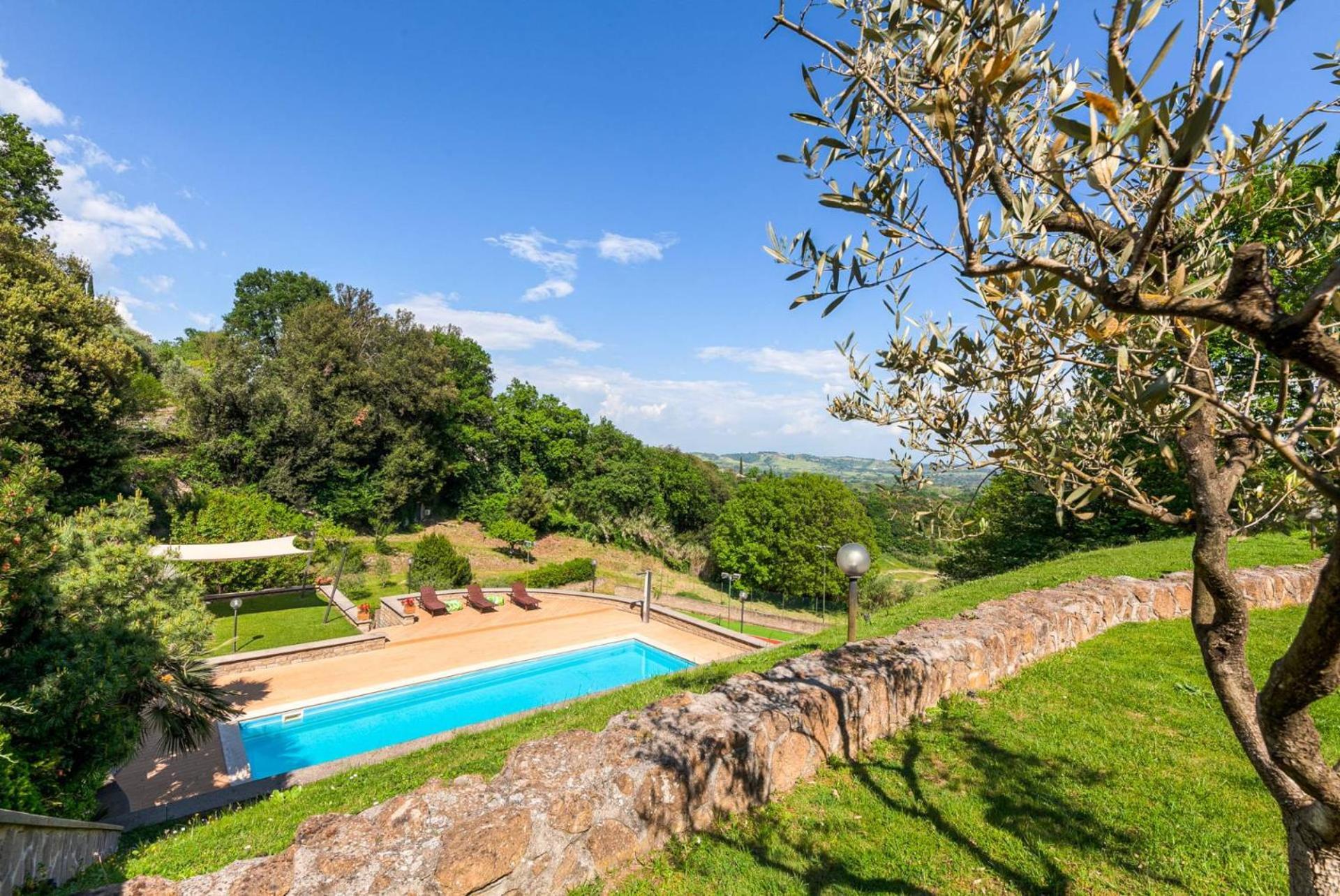 Villa Carolina - Piscina E Parco Panoramico Кампаньяно-ді-Рома Екстер'єр фото
