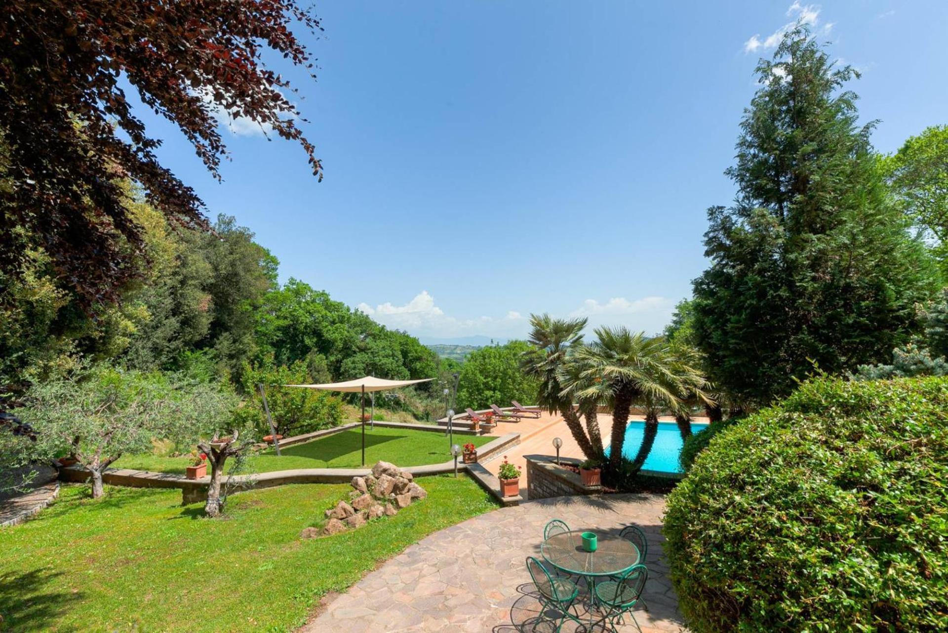 Villa Carolina - Piscina E Parco Panoramico Кампаньяно-ді-Рома Екстер'єр фото